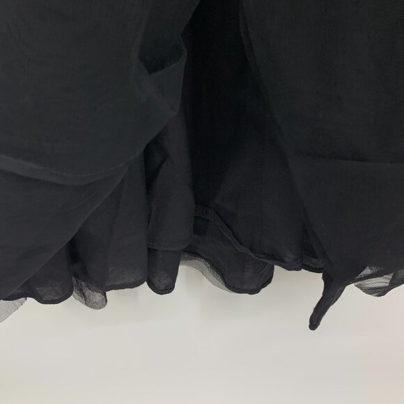 ASOS Dress Black Sequin Embroidered Maxi Sleeveless Mesh NWT - Picture 10 of 11